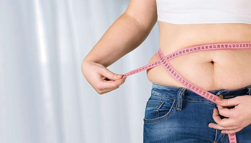 Being overweight contributes to diabetes